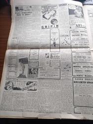 Cumhuriyet Gazetesi - 2 Nisan 1952 - Amerikan Gazetecilerine Stalin'in Verdiği Demeç - Celal Bayar Karabük'e Gitti - 15. Olimpiyat Hazırlıkları - Batı'nın Savunmasında Kaydedilen Terakkiler -  Avrupa Birliği Ve Türk Gençliği - Londra'da 1 Nisan Oyunu - 7 Şehir Meclisi Azası Demokrat Parti'nin İl Haysiyet Divanına Verildi - Bir Beyaz Gömleklinin Dramı Yazan Doktor Burhan Öncel Yazı Dizisi - Panaroma Yazan Yakup Kadri Karaosmanoğlu Yazı Dizisi - Burhan Felek Köşe Yazısı - Fransa Olimpiyatlara Kimlerle Gidiyor - Borsa - Kibar Düşkünleri Yazan Maurice Dekobra Yazı Dizisi - Kahramanlar Kalesi Alkazar Sinemasında - Almanya'da Amerikalıların İzni İle Muazzam Bir Casusluk Şebekesi Vücuda Getirildi - Truman'ın Beyaz Sarayı Tamir Edildi - 1951 1952 Yunus Nadi Mükafatı En Güzel Şiir - Server Buzdolabı Gaz Yağı İle İşler - Nestle Chocolat - Gillette Traş Bıçağı - Ali Muhiddin Hacı Bekir - Pan Amerikan - Staalman İsveç Tencereleri - Miller Lastikleri - Cossor Radyoları - Sulfaderme Yanık Kremi