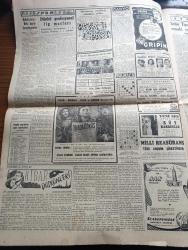 Cumhuriyet Gazetesi - 13 Nisan 1952 - Anayasaya Dokunmak Yazan Nadir Nadi Köşe Yazısı - Şemsettin Günaltay'ın Durumu Dün CHP Genel Kurulunda Görüşüldü -  Casusluktan Sanık Sabık Yüzbaşı Sabahaddin Erdem Dün İntihara Teşebbüs Etti - Yüzbaşı Sabahaddin Erdem Aziz Nesin İle Kırtasiye İşletiyormuş - Dün 3 Futbol Maçı Daha Doğrusu 3 Kavga Oldu - Adam Döven Sporcu Fenerbahçeli Kamil Ekin - İngiliz Sanayi Sergisi Dün açıldı - Trakyanın Savunması - Bir Beyaz Gömleklinin Dramı Yazan Doktor Burhan Öncel Yazı Dizisi - Saraylardaki Eşya Hakkında Tahkikat - Panaroma Yazan Yakup Kadri Karaosmanoğlu Yazı Dizisi - Meryem Ana Evini ziyaret Günü Yaklaştı - Başbakan Adnan Menderes Antalya'da - Galatasaray Vefa Bugün Karşılaşıyor - Fenerbahçe Kasımpaşayı 1 0 Yendi - Kibar Düşkünleri Yazan Maurice Dekobra Yazı Dizisi - Sabite Tur Gülerman Bahçekapı Borsa Kıraathanesinde - Şehir Tiyatrosuna Niçin Bir Ecnebi Rejisör Getirilemez Yazan Tevfik Sadullah - Cemal Reşit Rey'in Paris'teki Konseri - Apikoğlu Sucuk