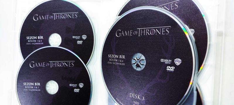 Game of Thrones 1.Sezon - 5 Disk DVD Dizi Box Set - Efemera