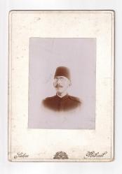 Osmanlı Dönemi Son Padişah Mehmed Vahideddin Karton (Cabin) Çok Nadir Fotoğraf
