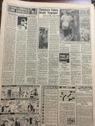 YENİ SABAH GAZETESİ 13 OCAK 1960 YIL :22 SAYI :7495--Trakya sular altında --Nurcu vaizi cemaat linç etmek istedi --İlanlarımızın kesilmesi geniş akisler yarattı --Gülek Adanalıların bana olan sevgisini çekemediler diyor --Bölükbaşı dün basın hürriyeti mefluçtur dedi --Yeşille kıymayalım !:Siyavuşgil --Dünkü lodos vapur seferlerini aksattı --İstanbul Rehberi---Türk Hava Yolları 10 Yeni Uçak Ismarladı ---Yeni otomobil ithal primleri ilan edildi ---Naci ceza heyetine sevk edildi --Fenerbahçe fevkalade kongre arefesinde --Beşiktaş cuma günü uçakla İzmir e gidiyor ---Antrenör Remondinin istifa etmesi bekleniyor --B.Arap Cumhuriyeti ordu takımı bugün Ankara da --Birinci devre sonunda Milli ligin üç cephesi --Vefa tüzük kongresi yapacak ---Başvekil seçimler için kararımız yok dedi ---Bir genç kız 9 günden beri kayıp ---Öğretmenlerin emeklilik yaşı değiştiriliyor ---Keyfi ve örfi tedbirler --
