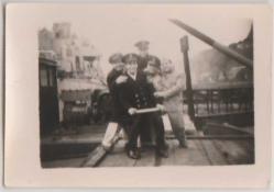 1930 LI YILLAR DENİZCİ BAHRİYELİ SUBAY ASKER GÖRSELLİ SİYAH BEYAZ FOTOĞRAF