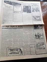Cumhuriyet Gazetesi - 25 Haziran 1953 - Ankara Atina Ve Belgradda Müşterek Bir Tebliğ Yayınlandı - CHP Kurultayında Yapılan Açıklamalar - Kurultaydan Notlar - Güney Kore Başkanı Rhee'nin Tehditleri - Büyük Cihad Gazetesi Mesulleri Mahkum Oldular - Doğu Almanya'da Sonra Polonya Da Karışıyor - 1953 Türkiye İkinci Güzeli Belgin Doruk Fotoğraf - Ankara Karması Dün Atina'ya 2 1 Yenildi - Muzaffer Kayalıbay Hadisesine Karışanlar Anlatıyor - Öldüren Aşk Yazan Georges Simenon Yazı Dizisi - Florya Tesislerinde Yolsuzluk - Hürriyetine Ebediye Civarında İnşa Edilecek Göçmen Evleri - İzmir Fuarına Bu Sene 16 Devletin İştiraki Katileşti - Bizde Fiyatlar Yazan Burhan Felek Köşe Yazısı - Cennet Yolu Yazan Steinbeck Yazı Dizisi - İstanbul Ankara Radyosu Programı - Avrupa'nın İlk Gangsterleri Çeviren Mazhar Kunt Çizgi Roman - Dünya Hadiseleri Everest'in Fethi - Piç Kurusu Yazan Azmiye Hami Güven Yazı Dizisi - Büyük Cihad Mesul Müdürü Kemal Bülbül'ün Mahkumiyeti Tasdik Edildi - Halda Yazı Makinesi