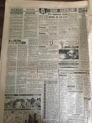 YENİ SABAH GAZETESİ 27 ARALIK 1961 YIL :24 SAYI :8187---Su kabine istifa edebilir dedi --1965 senesinden sonra sıtmanın kökü kazınacak --Belediye ekmeği beş kuruş indirdi --Ayla dünde boş yere beklendi --Doğuda açlıktan hayvanlar ölüyor --Miting yeri için anlaşma olmadı ---B.Apaydın Mülkiyede  yuhalandı --Mebuslara benden söylenmesi :Siyavuşgil --Radyo Programları ---Bir veznedar 12 bin lira yemiş ---34 yaşında bir kadın 25 yıldan beri evli --Kızıllar Küba da Roket Rampaları İnşa Ediyor ---Doğumun kontroluyla ilgili tasarı hazırlandı --Güreşçiler bugün Tahran a gidiyor --Dün Fenerbahçe çamurda Galatasaray salonda çalıştı --Türkiye hala 1940 futbolu oynuyor --İzmirlilere ihtar edildi --Junior lar şampiyonasına Rusya ilk defa katılıyor --Bıçak tehdidiyle haraç almaya  kalktılar --Hususi bir uçak düştü 4 kişi öldü --Kulağa hoş gelen sesler --AP ve CHP Meclis Grupları zam için dün de bir karara varamadılar --CHP Meclisi Tebliğ Neşretti---