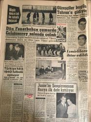 YENİ SABAH GAZETESİ 27 ARALIK 1961 YIL :24 SAYI :8187---Su kabine istifa edebilir dedi --1965 senesinden sonra sıtmanın kökü kazınacak --Belediye ekmeği beş kuruş indirdi --Ayla dünde boş yere beklendi --Doğuda açlıktan hayvanlar ölüyor --Miting yeri için anlaşma olmadı ---B.Apaydın Mülkiyede  yuhalandı --Mebuslara benden söylenmesi :Siyavuşgil --Radyo Programları ---Bir veznedar 12 bin lira yemiş ---34 yaşında bir kadın 25 yıldan beri evli --Kızıllar Küba da Roket Rampaları İnşa Ediyor ---Doğumun kontroluyla ilgili tasarı hazırlandı --Güreşçiler bugün Tahran a gidiyor --Dün Fenerbahçe çamurda Galatasaray salonda çalıştı --Türkiye hala 1940 futbolu oynuyor --İzmirlilere ihtar edildi --Junior lar şampiyonasına Rusya ilk defa katılıyor --Bıçak tehdidiyle haraç almaya  kalktılar --Hususi bir uçak düştü 4 kişi öldü --Kulağa hoş gelen sesler --AP ve CHP Meclis Grupları zam için dün de bir karara varamadılar --CHP Meclisi Tebliğ Neşretti---