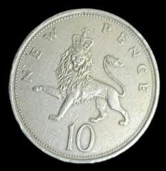 İngiltere 1970 10 Pence