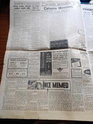 Cumhuriyet Gazetesi - 23 Şubat 1954 - Ölçü Hasreti Yazan Nadir Nadi Köşe Yazısı - Bütçenin Tümü Üzerindeki Müzakereler Sona Erdi - Türk Pakistan Paktı Ve Mısırlı Tahrikleri - Maliye Bakanı Hasan Polatkan Dün Bütçeyi Müdafaa Etti - Galatasaray Öğretmenleri  Beraat Ettiler - Rahmetli Abidin Daver'e Ordunun Şükran Duygusu - Günde 20.000 Ton Kömür Çıkaracağız - Hilton Oteli'nden Konacak Tablolar Meselesi Oldu - İnce Memed Yazan Yaşar Kemal Yazı Dizisi - Üniversiteliler Kıbrıs'a Bağlılık Gösterisi Tertip Ettiler - Yabancı Sermaye Kanunu Yazan Burhan Felek Köşe Yazısı - Pakistan'da Şükran Günü İlan Edildi - Türkiye Eskrim Birincilikleri - Karayağız Tercüme Eden B.F. Yazı Dizisi - İngiltere'de Yeni Biri Dans Fotoğrafları - Aşk Herşeyin Üstünde Yazan Sermed Sami Uysal Yazı Dizisi - Büyük Adli Hatalar Esrarlı Bir Oyuncunun Çeviren Mazhar Kunt - Resimli Roman Liman Cinayeti Yazan Georges Simenon - Sandıklar Dolusu Elbise İle Seyahat Eden Kraliçe Elizabeth