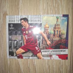 Robert Lewandowski Entry 2022 Topps Road To St.Petersburg Kart