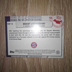 Robert Lewandowski Entry 2022 Topps Road To St.Petersburg Kart