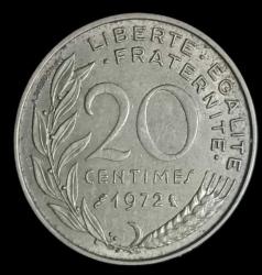 Fransa 1972 20 Centimes