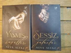 Neva Altaj 2 kitap KUSURSUZCA KUSURLU SERİSİ (Sessiz Yalanlar - Yanmış Hayaller)