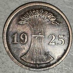 ALMANYA  1925 A  2 PFENNIG