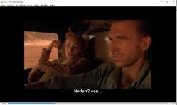 ingiliz hasta  dvd  (pc'de denenmiştir)  (the english patient) ralph fiennes juliette binoche willem dafoe kristin thomas