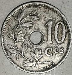 LOT.2 » BELÇİKA 1921  10 CENTIMES