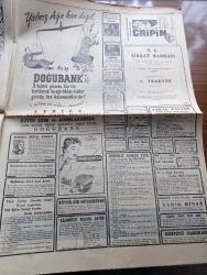 Cumhuriyet Gazetesi - 17 Ekim 1954 - Hükümet 400.000 Ton Kömür İthal Edecek - Pamir Tatbikatı Dün Başarı İle Sona Erdi - Dünya Güzellik Müsabakası Yarın - 25 Günde 286 Şoför Hakkında Zabıt Tutuldu - Zoraki Diplomat Yazan Yakup Kadri Karaosmanoğlu Yazı Dizisi - Türk Yugoslav Milli Maçı Bugün Oynanıyor - Dün Geceki Güreşler - 1001 Kuyu Yazan Va Nü Yazı Dizisi - Londra Geceleri Yazan Robert Fabian Yazı Dizisi - Reşid Paşa'ya Dair Yazan Hasan Ali Yücel Köşe Yazısı - Sigaradan Hipnotizma İle Kurtulanlar - Rodos Müftüsü Şeyh Süleyman Kaşlıoğlu Dövüldü - Galatasaray Lisesinde Diploma Töreni - Cezmi Or Atletizm Müsabakaları Başladı - Fenerbahçe Beşiktaş Muhteliti Galatasaray Adalet Muhteliti Dolmabahçe Stadında Karşılaşıyor - Bahçeden Bir Adam Girdi Yazan Perihan Zorlu Yazı Dizisi - Dantelden NATO Yapıldı Fotoğraf - Resimli Romanımız Doktor'un Aşkı Yazan George Simenon - Fransız Milli Futbol Takımı Almanya'yı Yendi - Doğubank - Gripin - Caterpillar