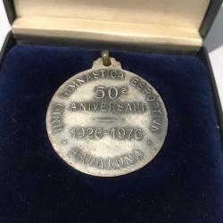 UNIO  GIMNASTICA  50  ANIVERSARI  1926-1976  BADALONA - Madalya