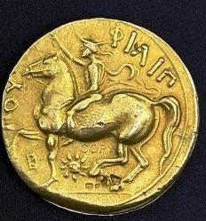 Antik Yunan Güneş Tanrısı Apollo Altın Renginde (Replika-Yeni Yapım) (9)