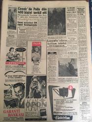 YENİ SABAH GAZETESİ 11 ARALIK 1960 YIL :23 SAYI :7814--Kurucu Meclis de Partilerin Durumu Belli Oldu --150 milyon dolarlık kredi işi hal yolunda ---Yassıada duruşmalarını 21 vatandaş takip etti --Gürsel ,Sarper ve Alican la görüştü ---Bir fabrika ile eczane soyuldu ---Edirne Üniversitesi beş sene de kurulacak --İnsan Hakları Günü Kutlandı ---İstanbul ve Ankara Barolarına Reis Seçildi ---Göze vuran nezle :Siyavuşgil --İstanbul Rehberi ---Cezayir de polis dün 400 kişiyi tevkif edildi --Lumumba cıların katliam tehdidi --Tiyatro :Yeni Oyunlar ,--Ayfer Feray --Yılbaşı kontrolleri için hazırlık arttı ---Fenerbahçe PTT yi son dakikalarda yendi :2-1--G.Birliği, Karagümrüğü farklı mağlup etti :4-1--İst.Spor ,Ş.Hilal den tek golle iki puan aldı --Galatasaray -Olimpiyakos rövanş maçı bu sabah ---Nişanlısına laf atan şahsı öldürdü --Bir maliye binası yandı --İl temsilcileri partili de olabilecek .Kurucu Meclis üyeleri mal beyanında bulunacak ---