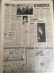 YENİ SABAH GAZETESİ 11 ARALIK 1960 YIL :23 SAYI :7814--Kurucu Meclis de Partilerin Durumu Belli Oldu --150 milyon dolarlık kredi işi hal yolunda ---Yassıada duruşmalarını 21 vatandaş takip etti --Gürsel ,Sarper ve Alican la görüştü ---Bir fabrika ile eczane soyuldu ---Edirne Üniversitesi beş sene de kurulacak --İnsan Hakları Günü Kutlandı ---İstanbul ve Ankara Barolarına Reis Seçildi ---Göze vuran nezle :Siyavuşgil --İstanbul Rehberi ---Cezayir de polis dün 400 kişiyi tevkif edildi --Lumumba cıların katliam tehdidi --Tiyatro :Yeni Oyunlar ,--Ayfer Feray --Yılbaşı kontrolleri için hazırlık arttı ---Fenerbahçe PTT yi son dakikalarda yendi :2-1--G.Birliği, Karagümrüğü farklı mağlup etti :4-1--İst.Spor ,Ş.Hilal den tek golle iki puan aldı --Galatasaray -Olimpiyakos rövanş maçı bu sabah ---Nişanlısına laf atan şahsı öldürdü --Bir maliye binası yandı --İl temsilcileri partili de olabilecek .Kurucu Meclis üyeleri mal beyanında bulunacak ---