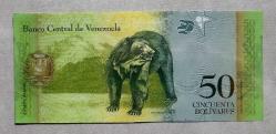 VENEZUELA=2009  50 Bolivares P-92d ÇİL'
