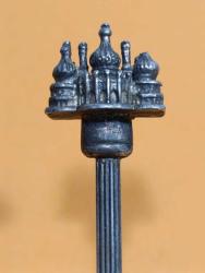 K77-----SARAY DEKORLU GÜMÜŞ KAPLAMA ESKİ ÇAY KAŞIĞI