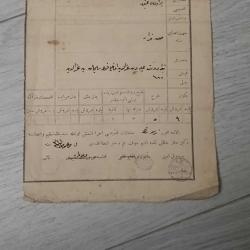 Osmanlı Dönemi Tapu Belgesi