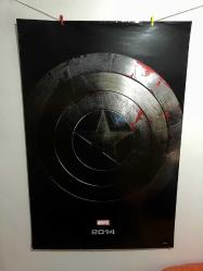 Captain America çift taraflı/amerikan baskı orijinal film afişi