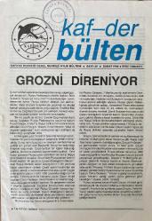 KAF-DER BÜLTENİ 1996