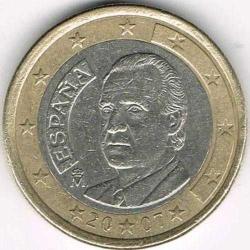 İSPANYA 1 EURO 2007