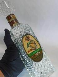Wilko Williams Christ Birne Fruchtsaft Likör  Koleksiyonluk Kristal Sürahi Boş Şişe 60'lı yıllar nadirdir.