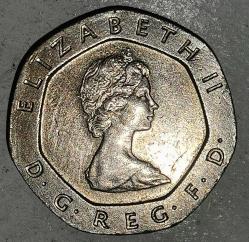 İNGİLTERE 1982   20 PENCE