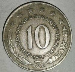 LOT.20 » YUGOSLAVYA 1976  10 DİNAR