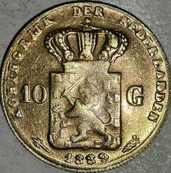 LOT.7 » HOLLANDA 1889  10 GULDEN İMİTASYON
