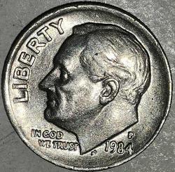 LOT.19 » AMERİKA 1984 P  1 DİME