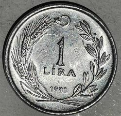 LOT.10 » TÜRKİYE 1981  1 LİRA
