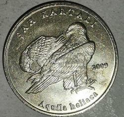 TÜRKİYE 2009   1   LİRA  ŞAH KARTALI