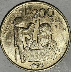 SAN MARINO 1995   200 LİRE
