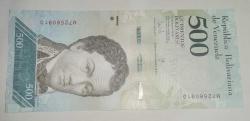 VENEZUELA M 725   500 BOLIVARES