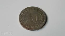 10 PFENNIG 1892 --G-- ALMANYA