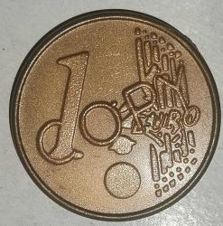 LOT.20 » 1 EURO JETON  plastik
