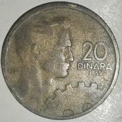 LOT.6 » YUGOSLAVYA 1955  20 DİNAR