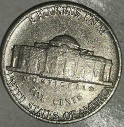 AMERİKA 1980 P  5 CENT