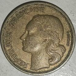 FRANSA 1952 10 FRANK