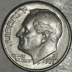 LOT.3 » AMERİKA 1989 D   1 DIME