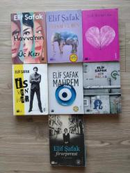 ELİF ŞAFAK KİTAPLARI - HAVVA'NIN ÜÇ KIZI-MAHREM-AŞK-USTAM VE BEN-BİT PALAS-FİRARPEREST-İSKENDER ( 7 KİTAP )