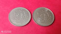25 KURUS 1928 *TC* 2 ADET MANDA GÖZÜ (BAŞAK AŞAĞIDA VE YUKARIDA)