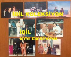 AJDA PEKKAN'IN ALMAN SEVGİLİSİ STEPHAN İLE 1 ADET FOTOĞRAFI ve STEPHAN'IN 6 ADET FOTOĞRAFI, TOPLAM 7 ADET SET HALİNDE - 1990 YILI - 15 x 10 cm ve 12,5 x 9 cm EBADINDA ORİJİNAL FOTOĞRAFLAR