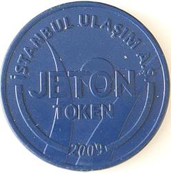 İstanbul Büyükşehir Belediyesi -İstanbul Ulaşım A.Ş Jeton Token 2009 (Katalok No 0067)