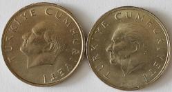 Türkiye Cumhuriyet 1997 Yılı  10 Bin  Lira/ İnce Pul  /Ters Düz/ Takım     8181