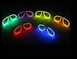 glow gözlük fosforlu gözlük 6 saat yanma özelliği